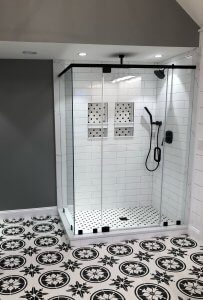 Semi-Framed Shower Enclosure