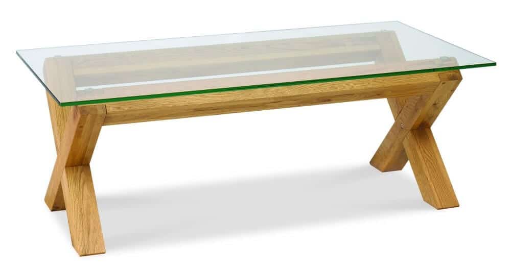 Glass top coffee table blunt corners Glass top coffee table blunt corners