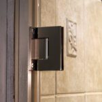 Shower Enclosure, TruFit Series - Brushed Nickel - Detail