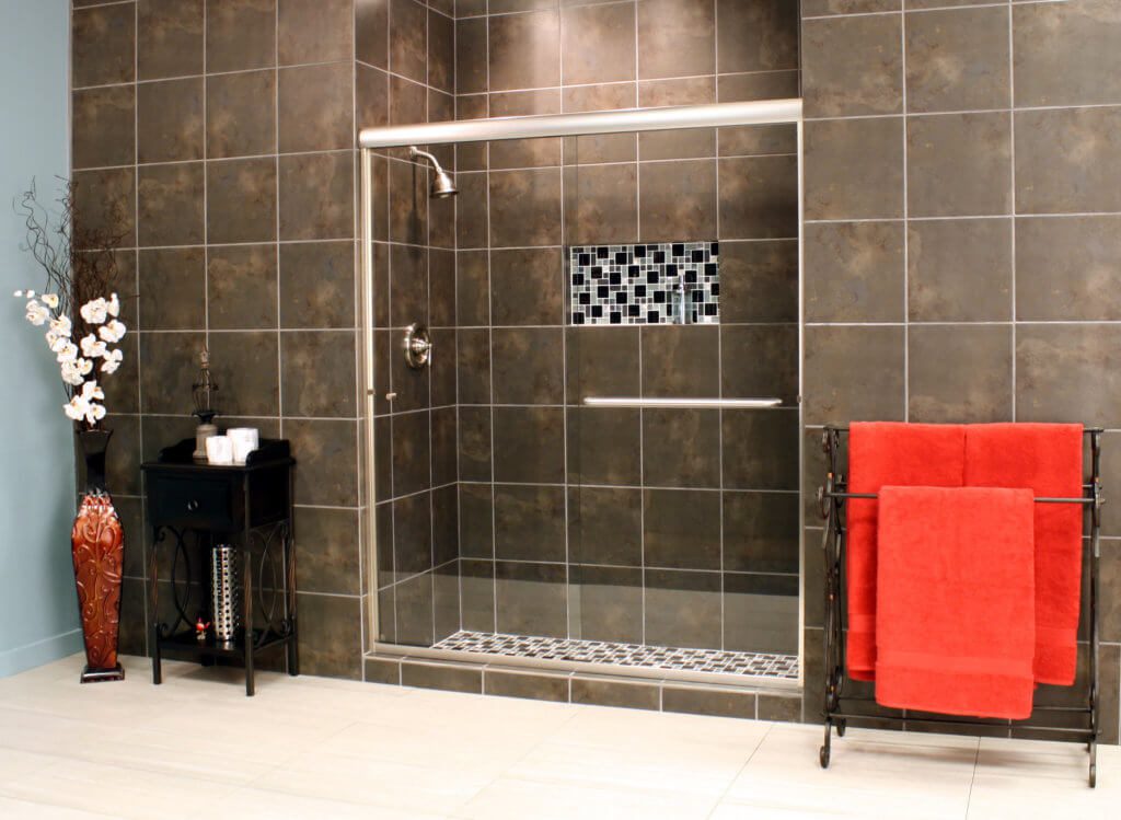 Shower Enclosures - Euro Series - TESE Brushed Nickel Taunton, MA