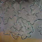 Cast Glass Shower Enclosure - Pattern - Grapevine