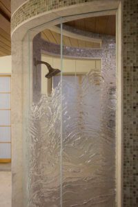 Cast Glass Shower Enclosure - Ultimate Optique