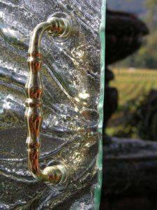 Cast Glass Shower Enclosure - Vineyard - Safari Detail