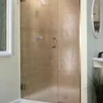 Heavy Glass Pattern Shower Enclosures - Flurry, shower enclosure example