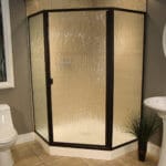 Thin Glass Pattern Shower Enclosures - Bamboo, shower enclosure example