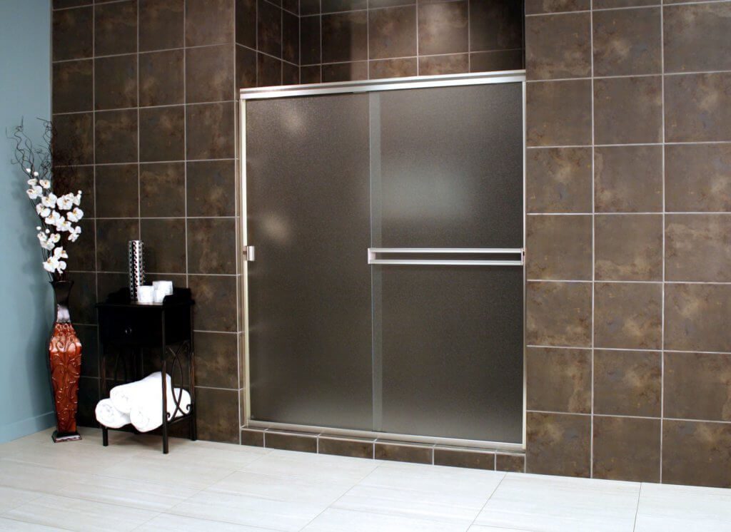 Thin Glass Pattern Shower Enclosures - Obscure, shower enclosure example