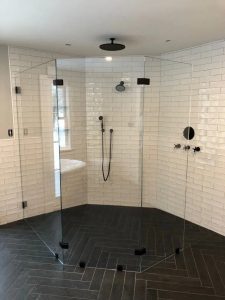 frameless shower enclosure Wellesley Massachusetts
